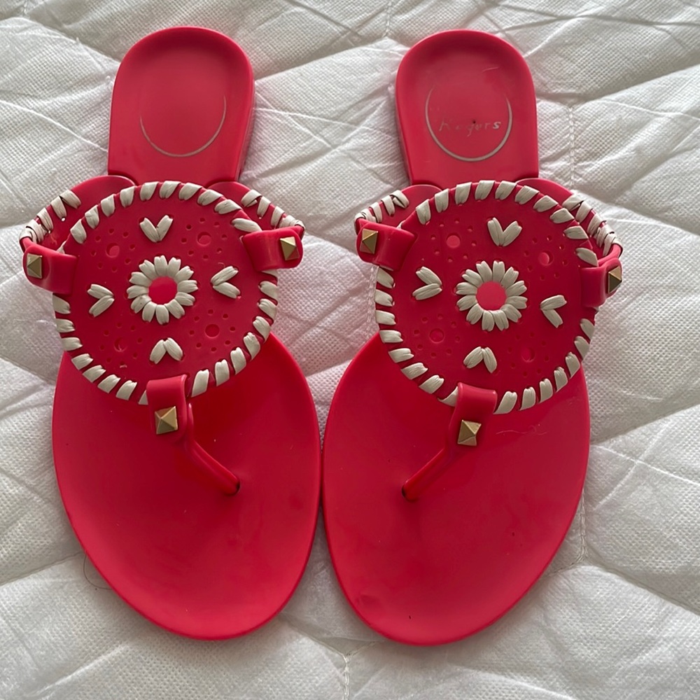 Jack roger plastic slides